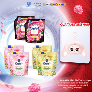 Combo 2 Túi Nước Xả Vải Comfort Thiên Nhiên Thanh Khiết 3.0L/3.1L/túi
