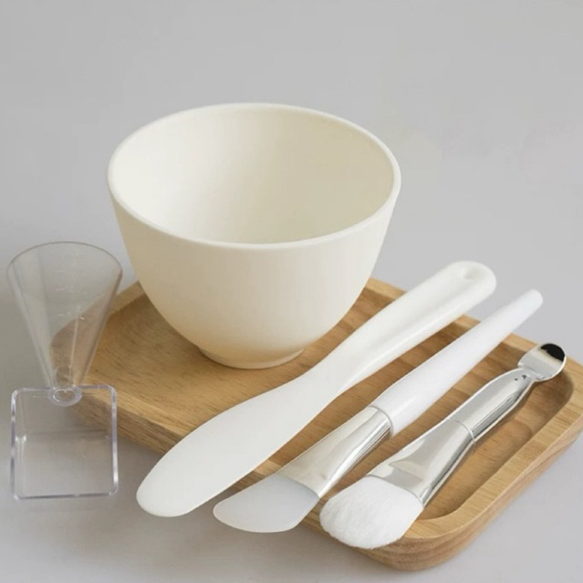 Bát Pha Bột Mặt Nạ - Chổi , THÌA Cọ PEEL DA Cho SPA