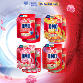 Combo 2 Túi Nước giặt OMO Matic Cửa trên 4,1kg/túi