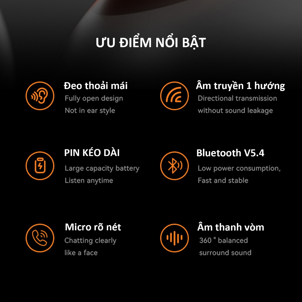 Tai nghe thể thao Bluetooth Poermax M113, Tai nghe Open-ear đeo thoải mái pin dùng lâu có micro | BigBuy360 - bigbuy360.vn