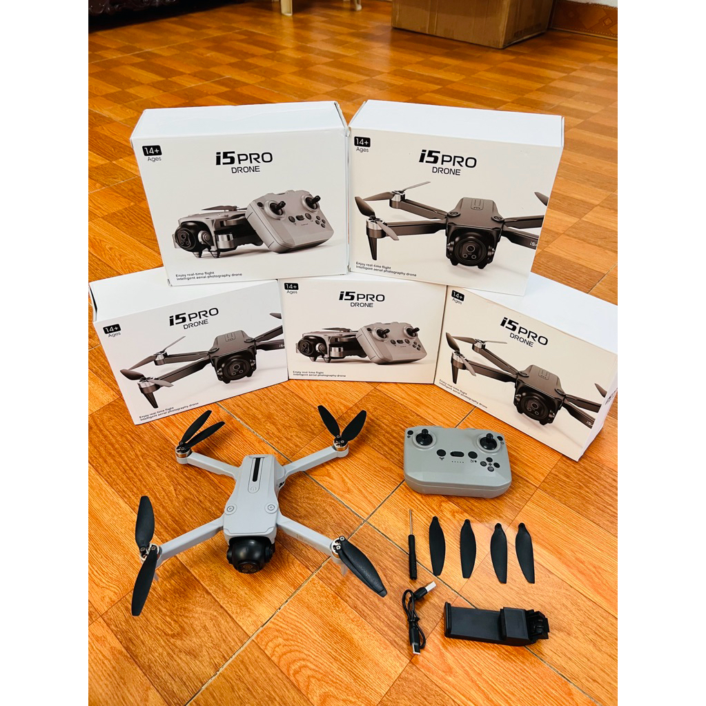 Flycam Drone i5 PRO - Động cơ không chổi than - cảm biến tránh va trạm , Camera sắc nét HD | BigBuy360 - bigbuy360.vn