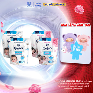 Combo 2 Túi Nước Xả Vải Comfort Dịu Nhẹ 3,6L