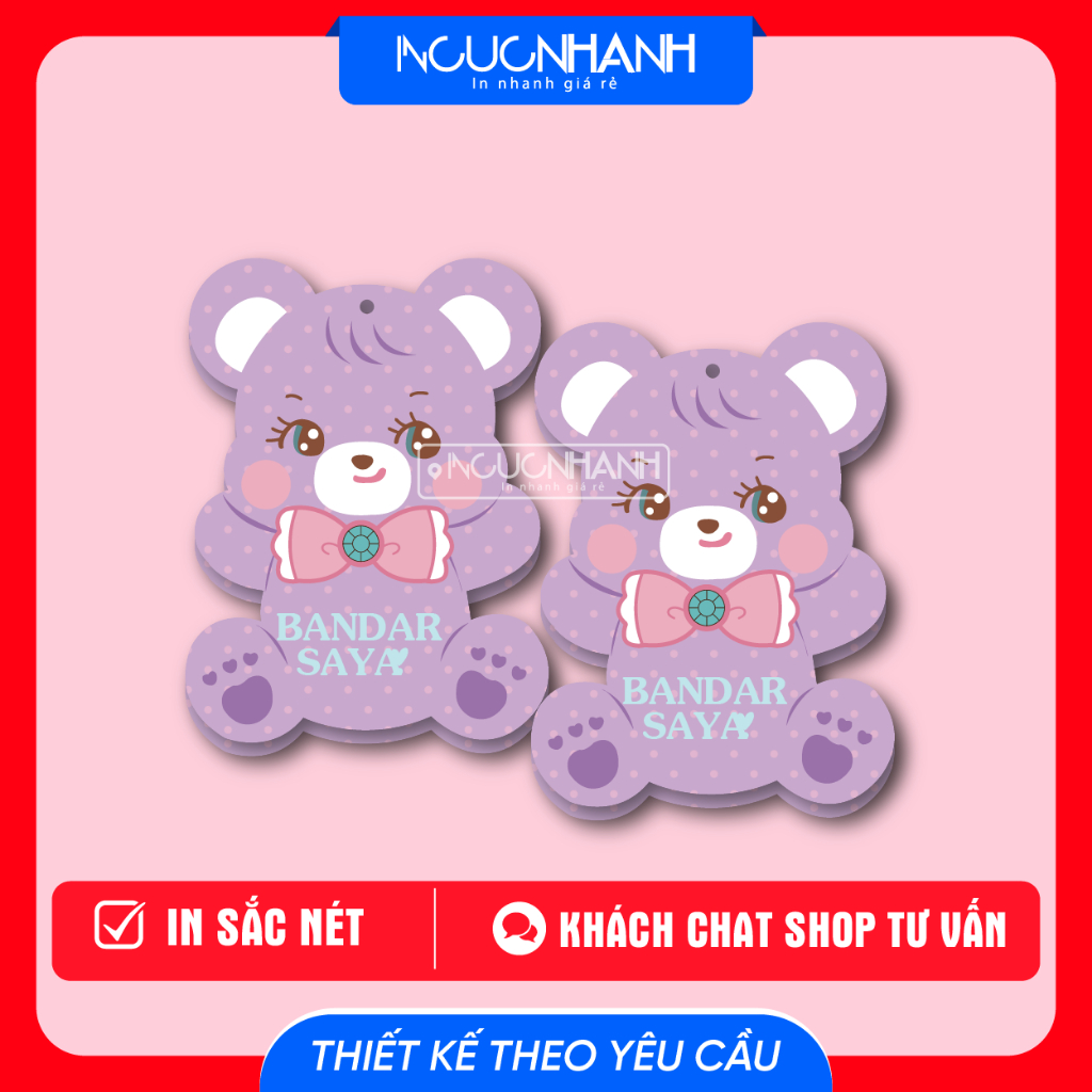 Tag treo, Thẻ treo bằng giấy | In theo thiết kế |n Tag Theo Yêu Cầu Incucnhanh