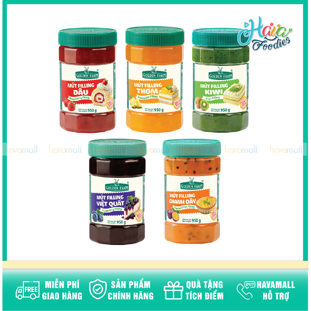 Mứt Filling Golden Farm 950g – Filling Jam Golden Farm 950g