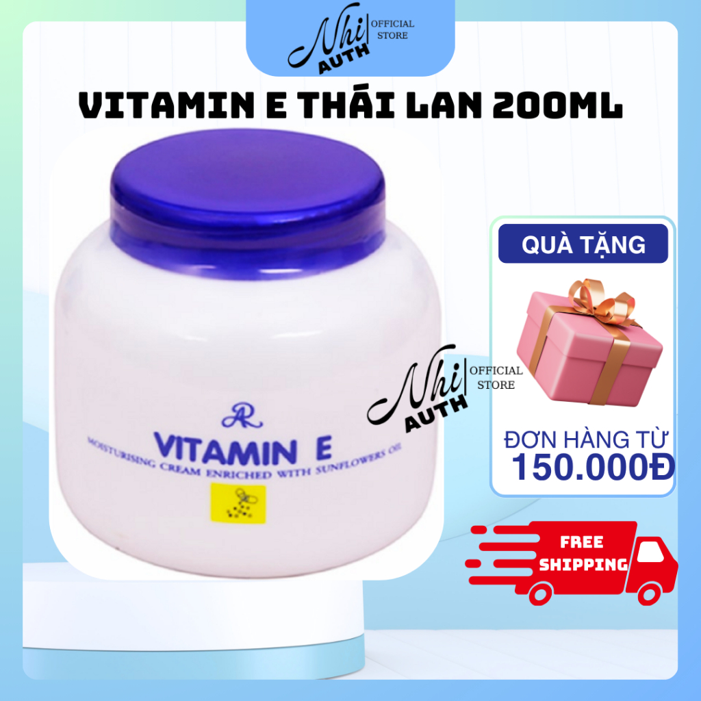 Kem dưỡng ẩm Vitamin E Thái Lan 200ml