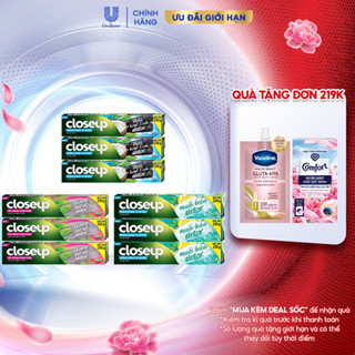 Combo 3 Kem đánh răng dạng GEL Closeup Trắng Răng Tự Nhiên 230g
