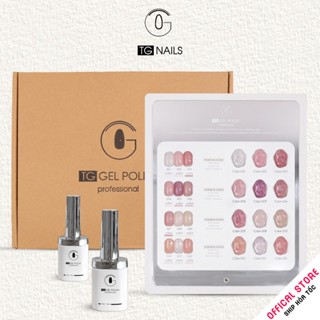 Set sơn gel thạch nhũ 12 màu hãng TG tặng kèm bảng màu
