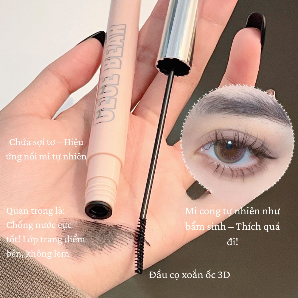 Ảnh 3 của Mascara BEABIAI chuốt lông dài, cong mi tự nhiên, kháng nước, không lem