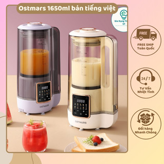    Bản Mới   Máy Làm Sữa Hạt OSTSMARS bản 1650ml 10 Chức Năng Đun Nấu 
