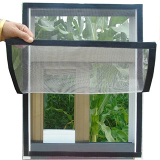 SP MỚI BÁN LẤY TƯƠNG TÁC - Rèm Lưới Chống Muỗi Cửa Sổ Dán Tường, Không Khoan, Ngăn Muỗi Côn Trùng May Sẵn Băng Dán