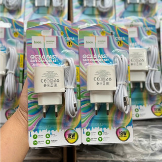 Bộ Sạc Nhanh QC 3.0 18W, Củ Sạc Nhanh Hoco C109A An Toàn Đảm Bảo Không Nóng Máy, Full Box Dùng Cho Điện Thoại
