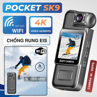 Camera Xe Máy Hành Trình 4K,Chống Rung 60FPS - Máy Quay Phim Mini Không Dây Có Hỗ Trợ Wifi