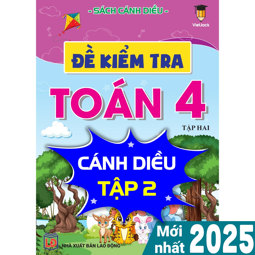 Sách - Đề kiểm tra Toán 4 Cánh Diều (Học kì 2) VietJack