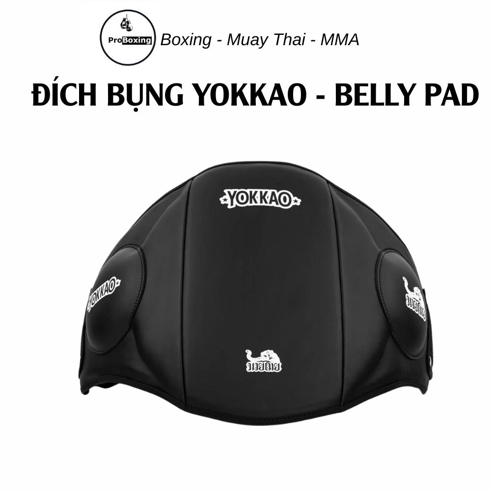 Đai Bụng YOKKAO – BELLY PAD Muay Thai BPCP-14 ĐEN