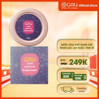  Nước Hoa Khô Nữ Dạng Sáp GAU To The Moon 20gr Thơm Lâu Lưu Hương 4-6 Tiếng Mùi Hương Thanh Lịch 