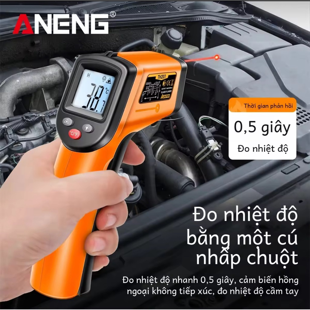 Nhiệt kế công nghiệp nhiệt kế hồng ngoại không tiếp xúc