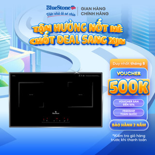 Bếp Điện Từ Đôi BlueStone ICB-6833 | 4000W Inverter | Mặt Kính Schott Ceran | Bảo Hành 2 Năm | Miễn Phí Lắp Đặt HCM HN