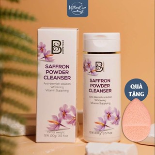   TẶNG CỐC-CHÍNH HÃNG  Bột rửa mặt Saffron - Saffron powder clean 3Trong 1 - BS COSMETICS  TÂY Á  