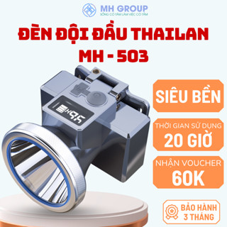   MH GROUP  Đèn Pin Đội Đầu Thái Lan MH-503 Chíp LED Laser Siêu Sáng Chuyên Đi Rừng Đi Phượt 