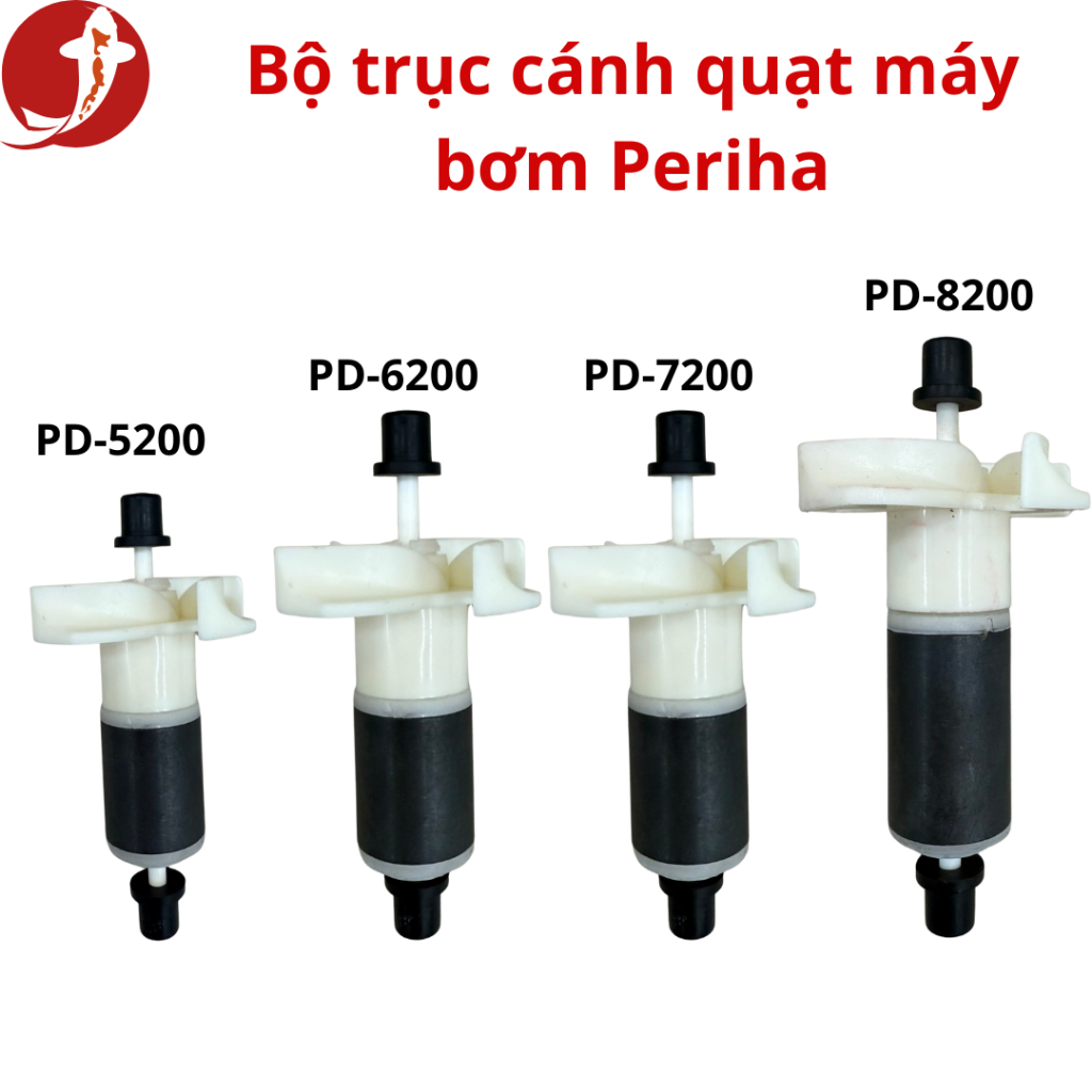 Bộ trục cánh quạt máy bơm Periha PD-5200, PD-6200, PD-7200, PD-8200