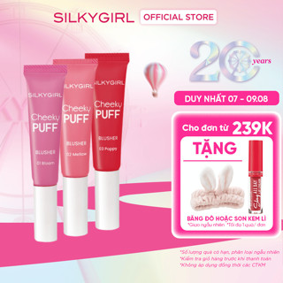 Má hồng kem SILKYGIRL Cheeky Puff Blusher  6ml