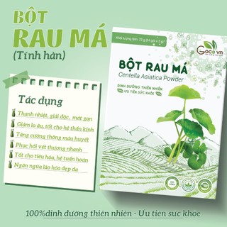 Bột rau má nguyên chất Goce - 72g (24 gói x 3g)