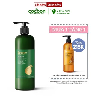 Bigsize - Dầu gội bưởi Pomelo Cocoon giúp giảm gãy rụng và làm mềm tóc 500ml Thuần chay