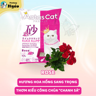Cát đất sét  Aatas 10L - Cát đất sét Mèo đất sét Bentonite tự nhiên __ ĐẤT SÉT
