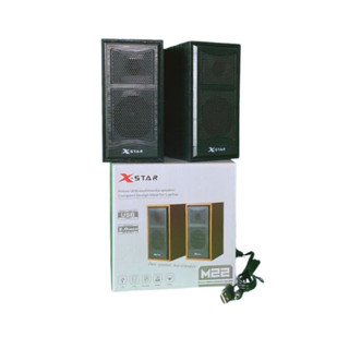 Loa Vi Tính XSTAR M22 – Jack 3.5mm, Âm Thanh Hay, Điều Chỉnh Âm Lượng, PC và Laptop, Chính Hãng