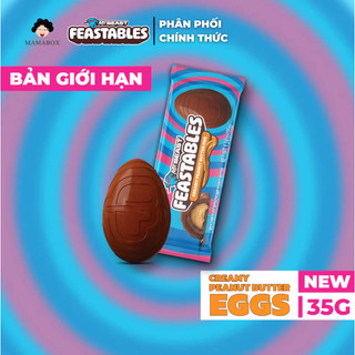   Chính hãng  Kẹo Socola Trứng Feastable MrBeast Phiên Bản Mới Vị Bơ Đậu Phộng Gói 35g 