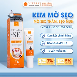 Kem mờ sẹo Vitara SE gel thoa sẹo thâm rỗ giảm quá trình hình thành sẹo, mờ sẹo thâm, sẹo mụn 5g hoặc 15g