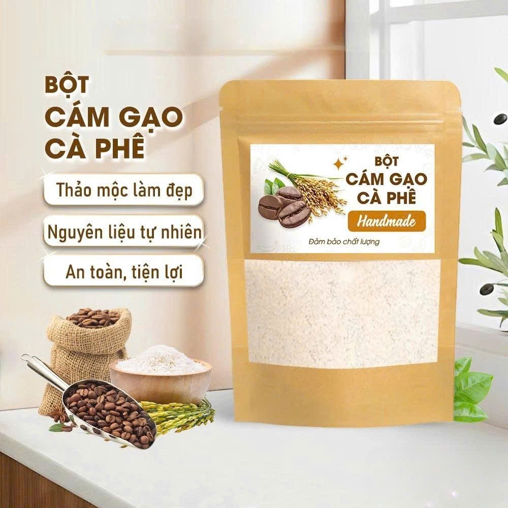 Bột cám gạo cafe Tẩy TBC handmade