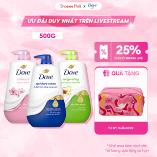 [LIVE] Sữa Tắm Serum Dove Pro-Ceramide Giúp Da Đàn Hồi Và Căng Bóng chai 500g/900g