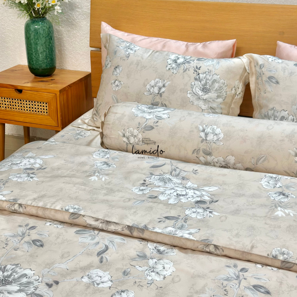 Chăn ga gối Tencel LAMIDO size ga nệm 1m4, 1m6, 1m8, 2m