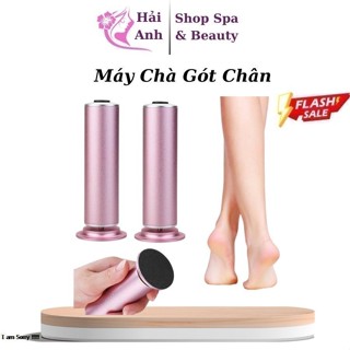 Máy Chà Gót Chân Tẩy Tế Bào Chết, Dùng Cho Tiệm Nail, Spa Cá Nhân Tặng Kèm 60 Miếng Chà