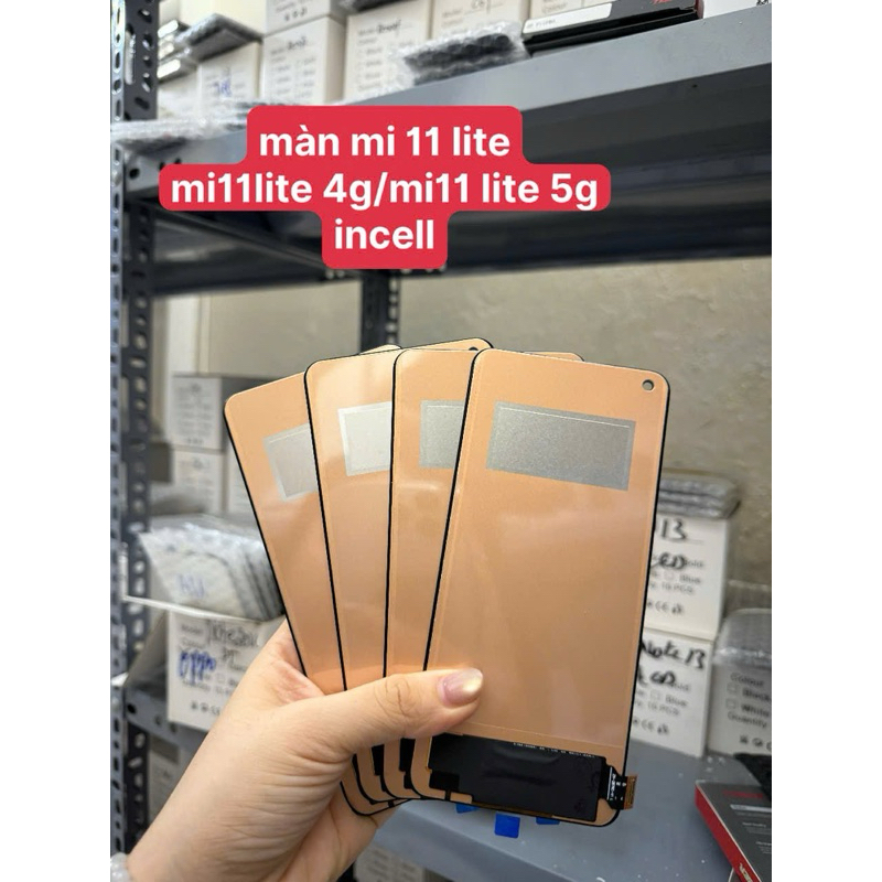 màn hình xiaomi mi 11 lite/ mi 11 lite 4g/mi 11 lite 5g  incell(keo+tua vít)