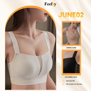Áo ngực Feelsy Bra định hình nâng ngực, bản to không gọng, chống hằn, gọn mỡ lưng, nách June 02 03