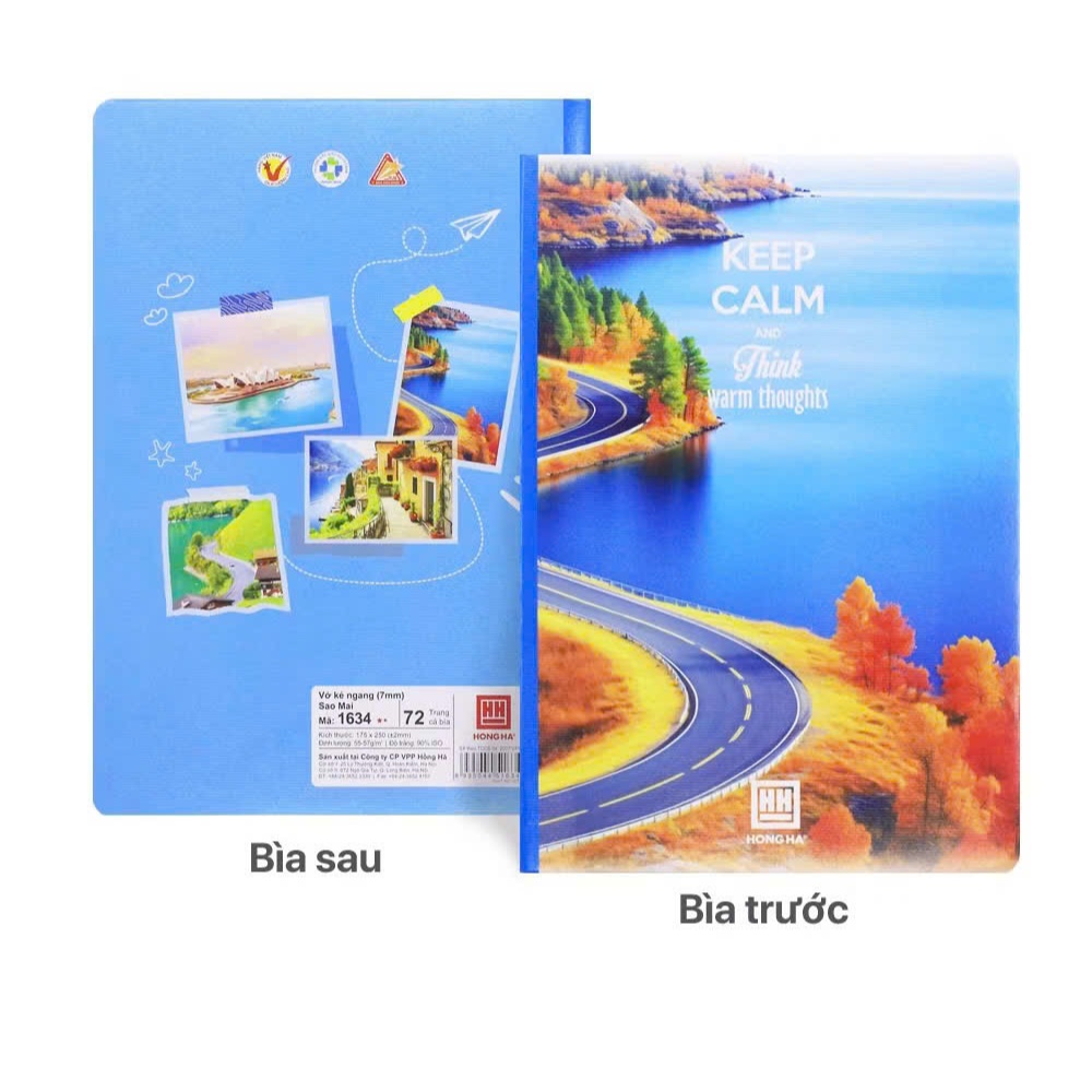 [ Combo 10 quyển ] Vở kẻ ngang 72 trang Hồng Hà, Vở học sinh cấp 2