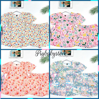 Đồ Bộ Tole Nữ, Bộ Lanh Mặc Nhà Tay Ngắn Cổ Sen VNXK 40-68kg Vải Thoáng Mát - Pigbabystore