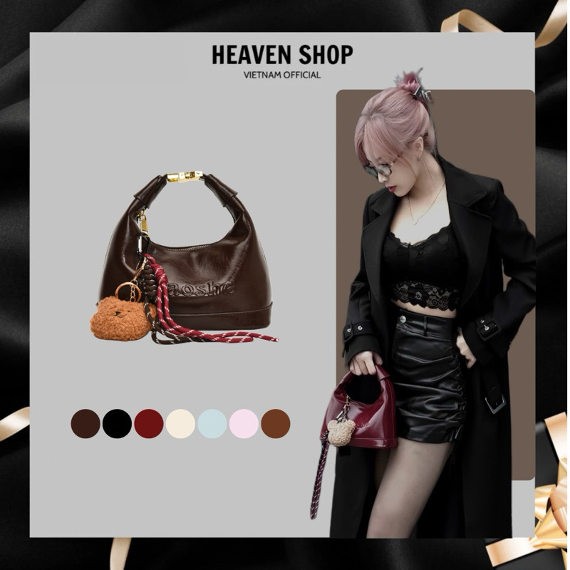 [ 8 MÀU - LOẠI 1 ] KÈM CHARM / Túi Xách Nữ MOON Bag 2559 - HEAVEN SHOP
