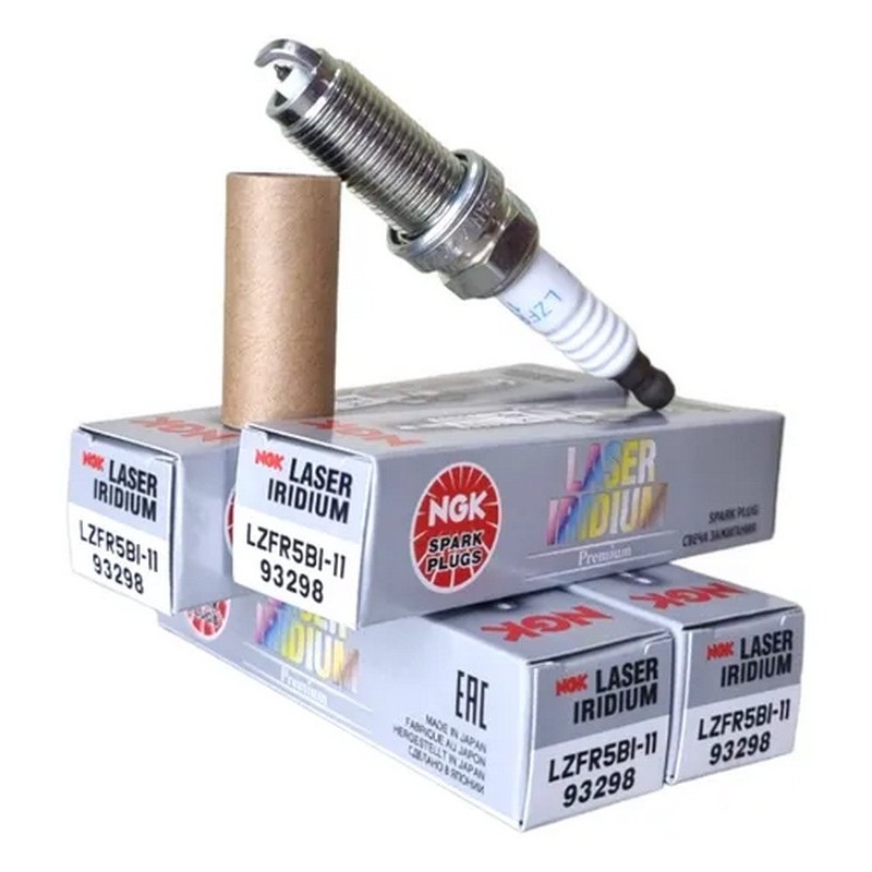 [Bộ 4 cáiư Bugi cao cấp Laser Iridium NGK mã LZFR5BI-11 |Attrage/Mirage 2012-2024, Xpander 2017-2024