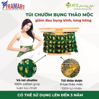 Túi chườm bụng 9 loại thảo mộc đa năng atz healthy life atz0929