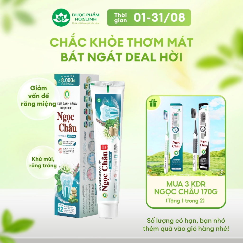 Kem đánh răng Ngọc Châu chuyên gia 170g