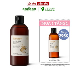 Combo Gel bí đao rửa mặt 310ml + Nước cân bằng da bí đao (toner) 310ml Cocoon dành cho da dầu & mụn
