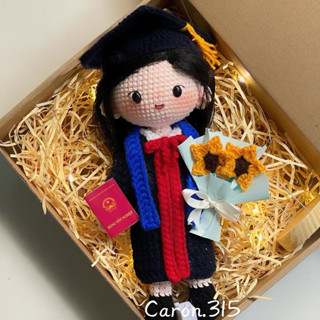 Búp Bê Len làm theo yêu cầu - Búp bê Tốt Nghiệp - Quà Tặng