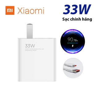 Sạc Xiaomi 33W chính hãng sạc siêu nhanh siêu bền dây sạc xiaomi Type C 3A lõi cam 1m THE RED PHONE