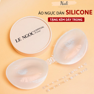 Áo Dán Ngực Silicon Trong Suốt Thiết Kế Cài Trước Giúp Nâng Ngực Tạo Khe Tặng Kèm Dây Trong NL432