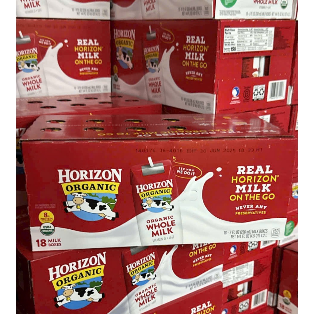 18h Sữa Horizon organic vị vani 236ml - Sữa tươi Horizon vị vani của Mỹ