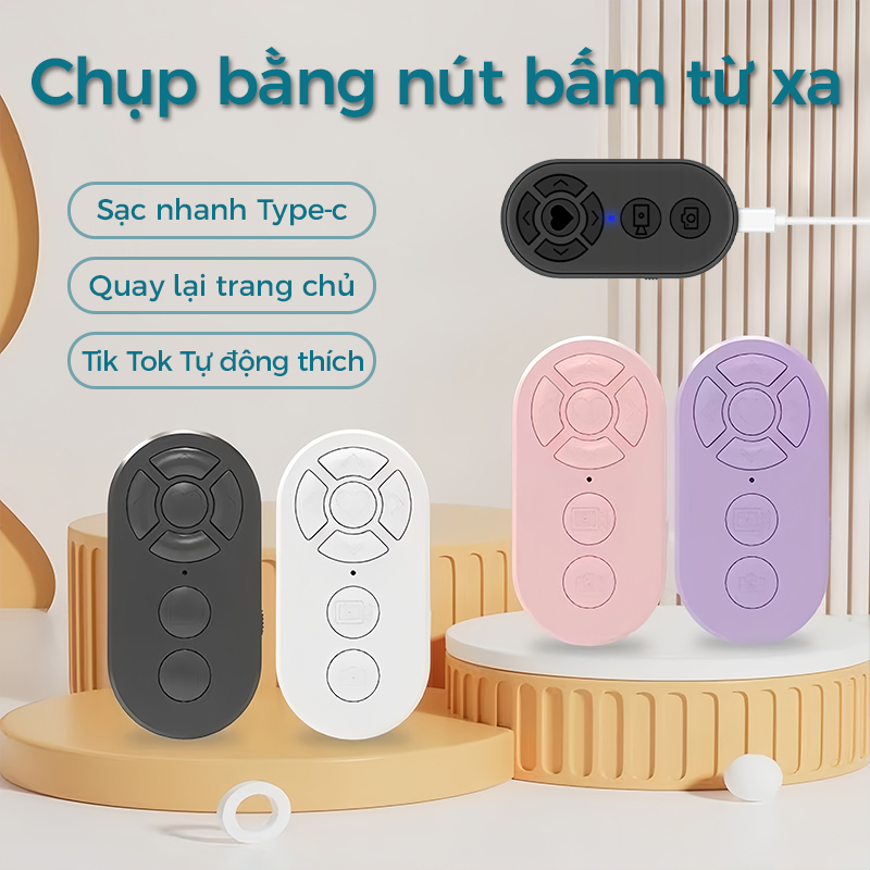 Chụp ảnh từ xa, duyệt Tik Tok, video ngắn trên YouTube, video ngắn trên Facebook. Điều khiển từ xa k