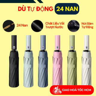 ( HOẢ TỐC ) Dù Che Mưa Gấp Gọn 2 Lớp Mở Tự Động, Dù Đi Nắng Chống Tia UV Nhỏ Gọn